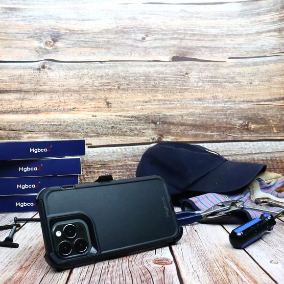 Mgbca Dura Pro Rugged Defender Case For iPhone 15 Pro , Belt Clip Holster - Picture 4 of 15